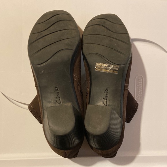 Clarks Suede Boots 8.5M - Picture 3 of 4